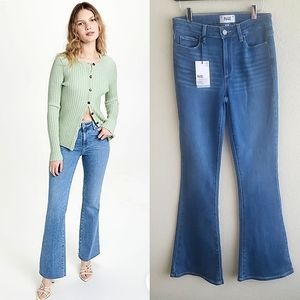 NWT $229 Paige High Rise Bell Canyon Flare Jeans Blue 27